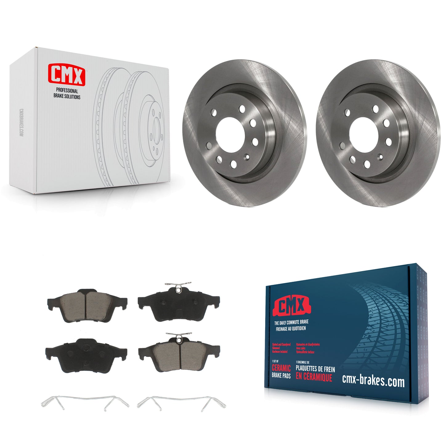 [Arrière] Kit de Disque et plaquette (céramique) de frein pour Saab 9-3 9-3X avec Solid Rotor K8C-101985