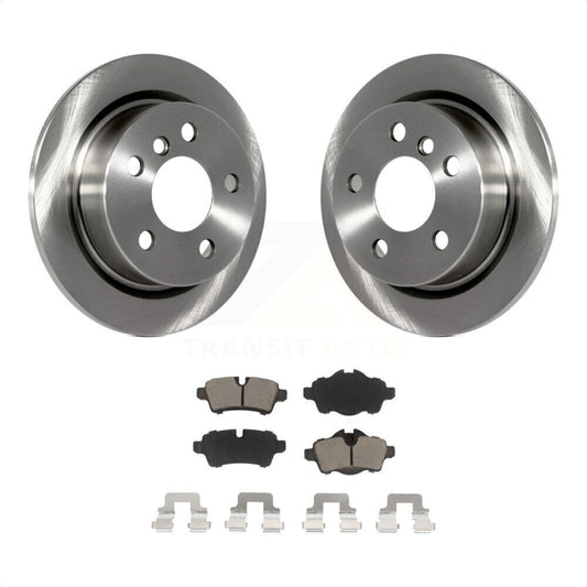 [Arrière] Kit de Disque et plaquette (céramique) de frein pour 2014 Mini Cooper avec 5 Lug Wheels K8C-101997 par Transit Auto