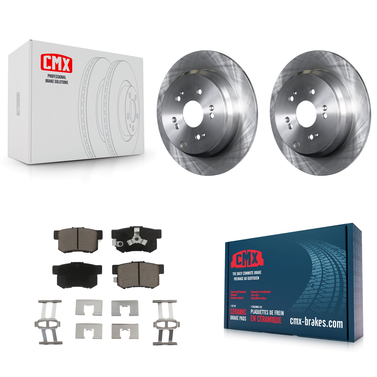[Arrière] Kit de Disque et plaquette (céramique) de frein pour Honda CR-V Acura RDX K8C-102000