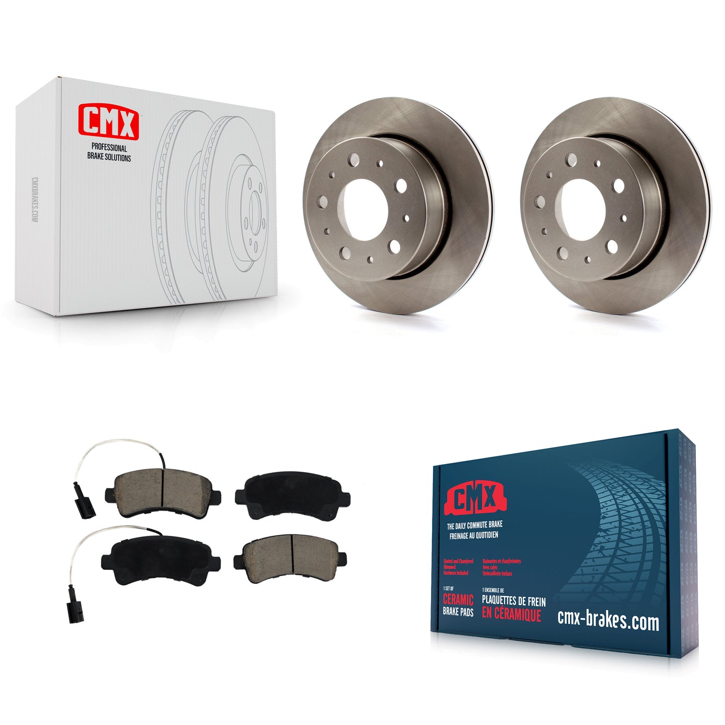 [Arrière] Disque et plaquette de frein pour Ram ProMaster 2500 3500 1500 With Vented Rotor K8C-102012