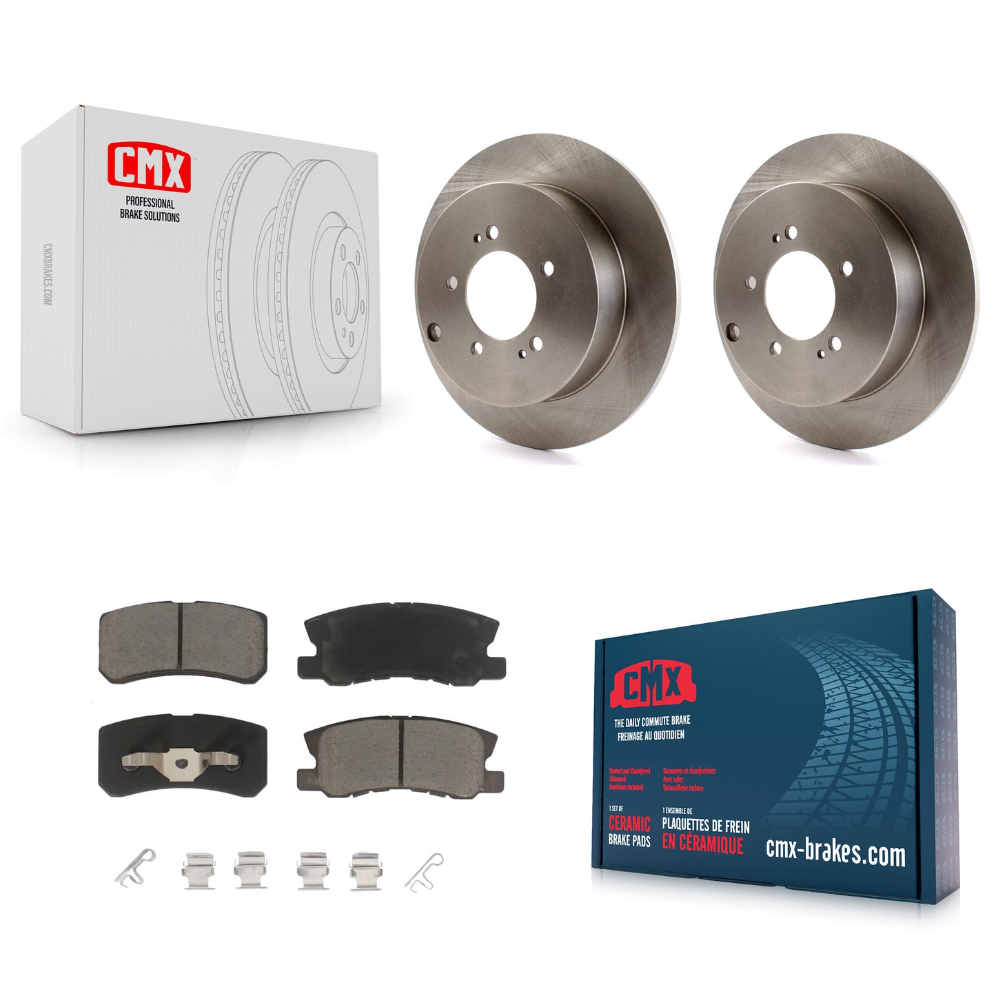 [Arrière] Kit de Disque et plaquette (céramique) de frein pour Mitsubishi Lancer Outlander K8C-102015