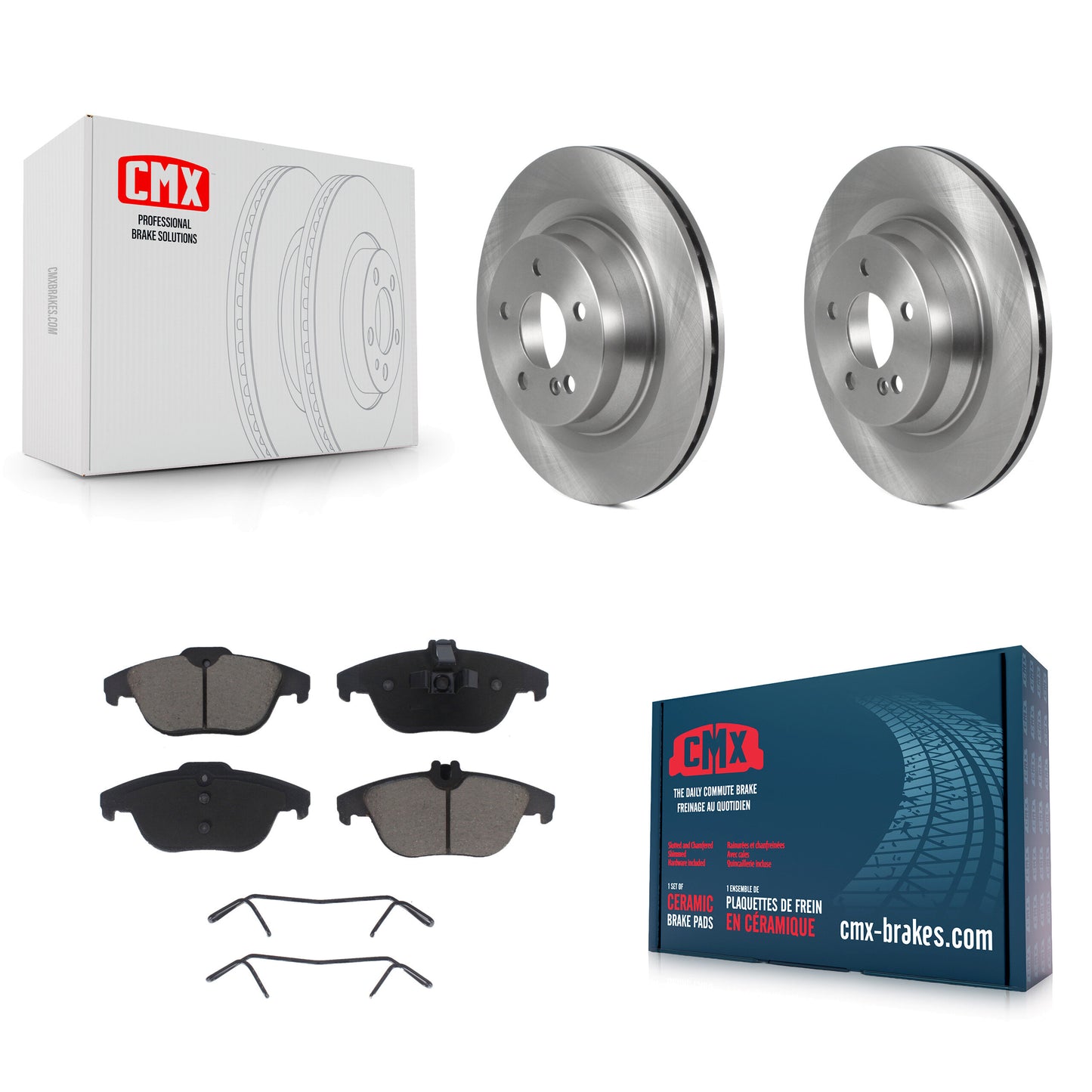 [Arrière] Kit de Disque et plaquette (céramique) de frein pour Mercedes-Benz E550 avec 320mm Diameter Rotor K8C-102022