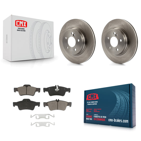 [Arrière] Kit de Disque et plaquette (céramique) de frein pour Mercedes-Benz E550 avec 300mm Diameter Rotor K8C-102023