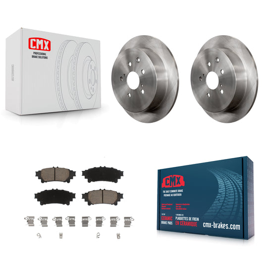 [Arrière] Kit de Disque et plaquette (céramique) de frein pour Toyota Highlander Sienna Lexus RX350 RX450h K8C-102024