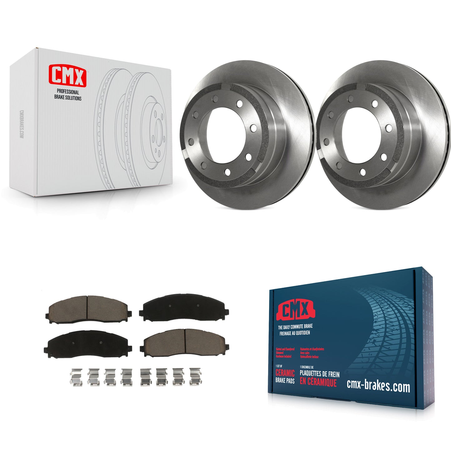 [Arrière] Kit de Disque et plaquette (céramique) de frein pour Ford F-250 Super Duty F-350 K8C-102034