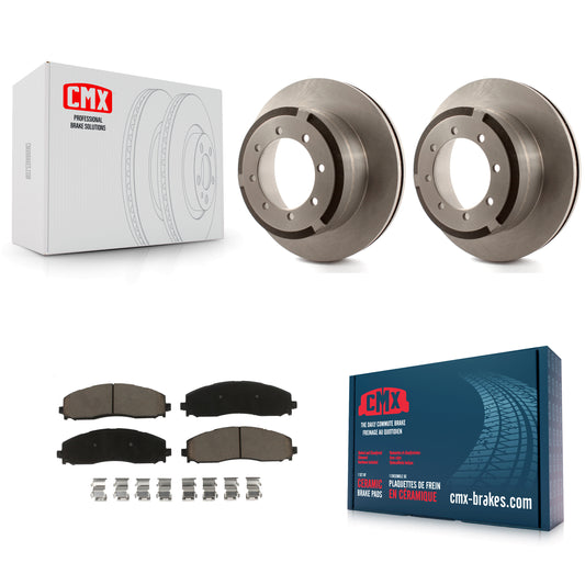 [Arrière] Kit de Disque et plaquette (céramique) de frein pour Ford F-250 Super Duty F-350 F-450 K8C-102035