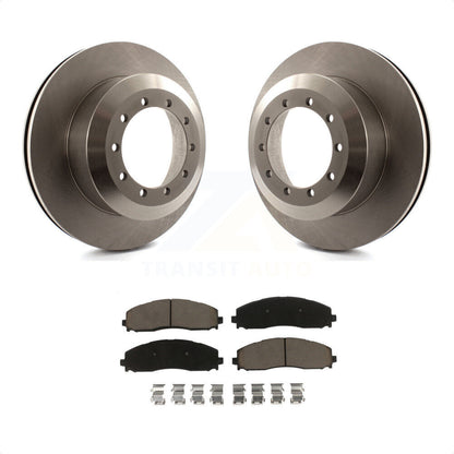 [Arrière] Kit de Disque et plaquette (céramique) de frein pour 2015-2016 Ford F-350 Super Duty Cab & Chassis K8C-102036 par Transit Auto