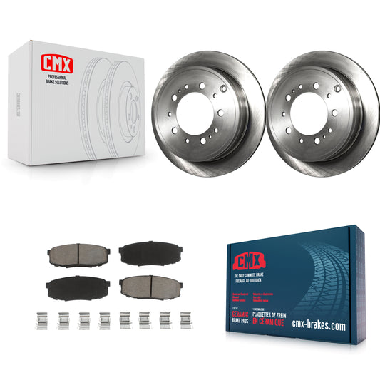 [Arrière] Kit de Disque et plaquette (céramique) de frein pour Toyota Tundra Sequoia Lexus LX570 Land Cruiser K8C-102039