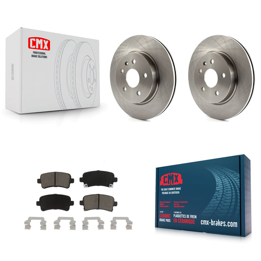 [Arrière] Kit de Disque et plaquette (céramique) de frein pour Chevrolet Malibu Buick Impala LaCrosse Regal Cadillac XTS Limited Saab 9-5 Allure K8C-102042