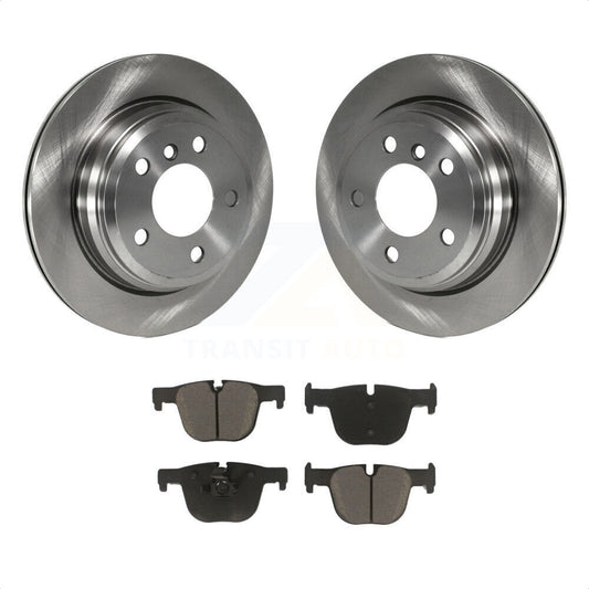 [Arrière] Kit de Disque et plaquette (céramique) de frein pour 2016 BMW 428i xDrive sans Blue Painted Calipers K8C-102049 par Transit Auto