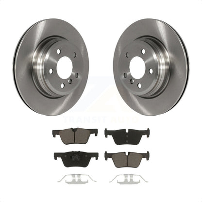[Arrière] Kit de Disque et plaquette (céramique) de frein pour 2015 BMW 328i xDrive sans Blue Painted Calipers K8C-102050 par Transit Auto