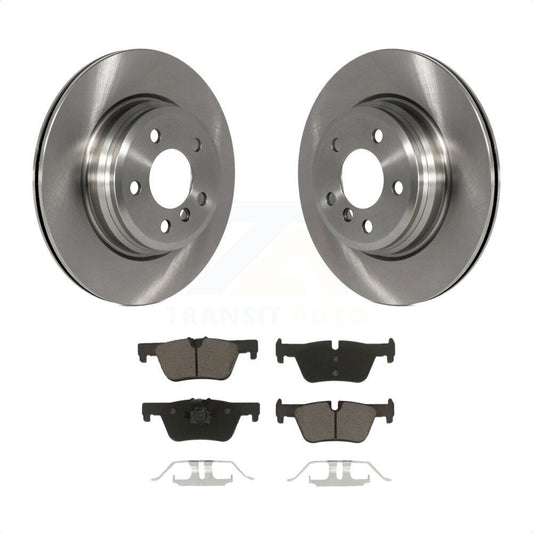 [Arrière] Kit de Disque et plaquette (céramique) de frein pour 2015 BMW 328i xDrive sans Blue Painted Calipers K8C-102050 par Transit Auto