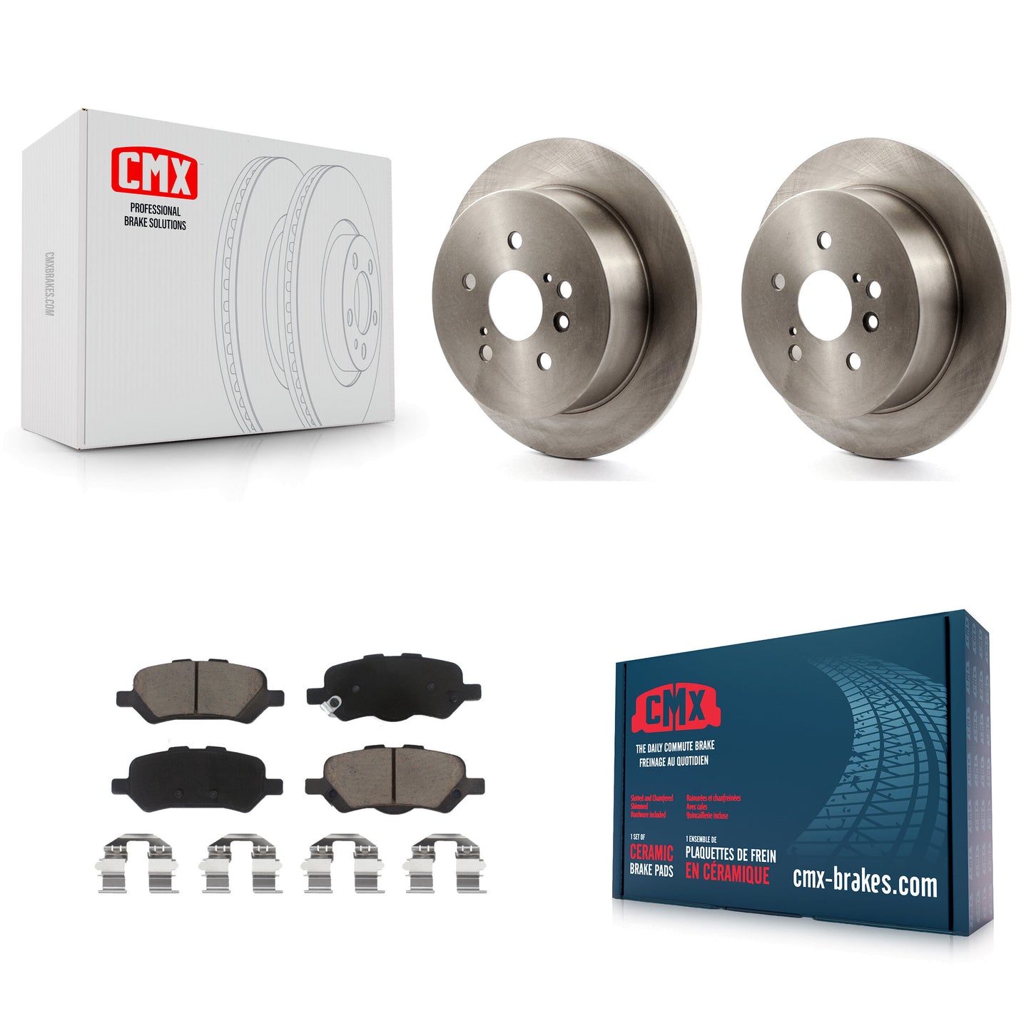 [Arrière] Kit de Disque et plaquette (céramique) de frein pour 2009-2016 Toyota Venza K8C-102051