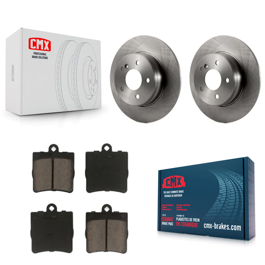 [Arrière] Kit de Disque et plaquette (céramique) de frein pour 2007-2008 Mercedes-Benz SLK280 avec Sport Package K8C-102061