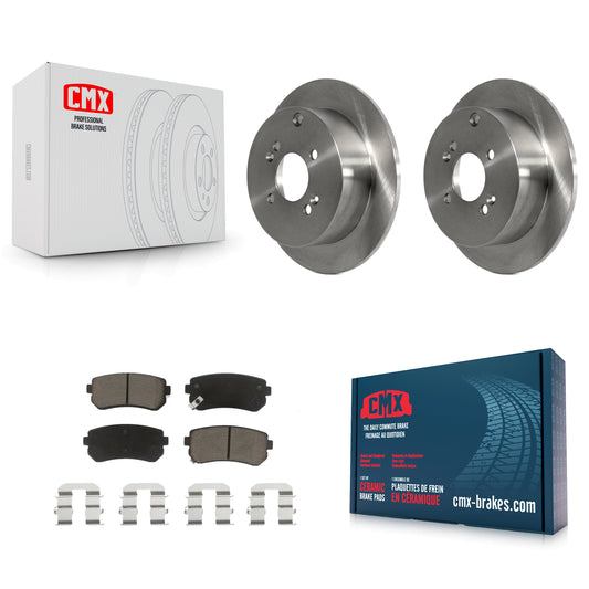 [Arrière] Kit de Disque et plaquette (céramique) de frein pour 2006-2010 Hyundai Accent Kia Rio Rio5 K8C-102069