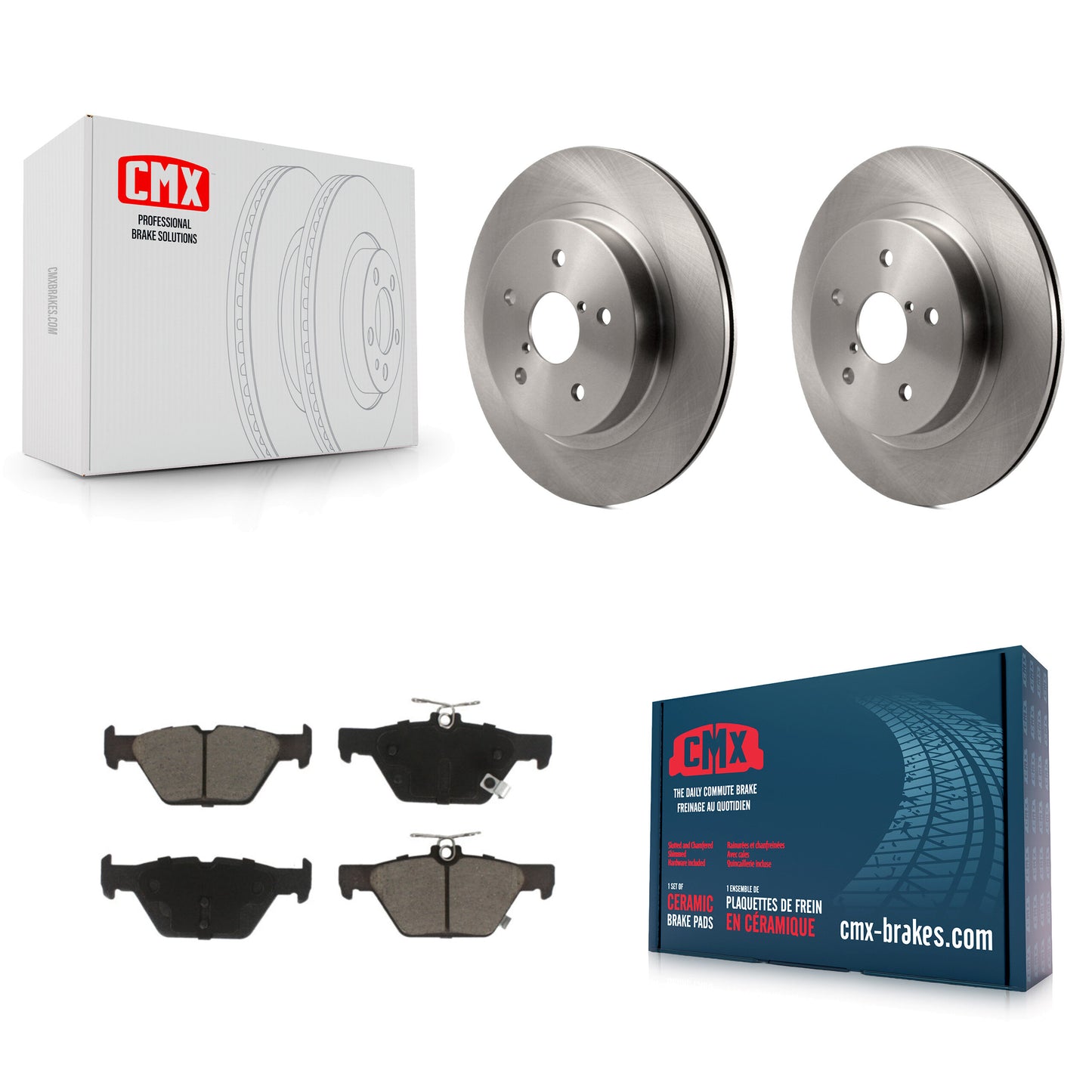 [Arrière] Kit de Disque et plaquette (céramique) de frein pour Subaru Outback Legacy WRX K8C-102070