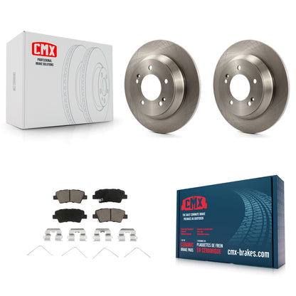 [Arrière] Kit de Disque et plaquette (céramique) de frein pour 2014-2017 Kia Rondo avec Manual Parking K8C-102080
