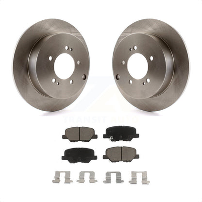 [Arrière] Kit de Disque et plaquette (céramique) de frein pour 2013 Mitsubishi Outlander 3.0L K8C-102089 par Transit Auto