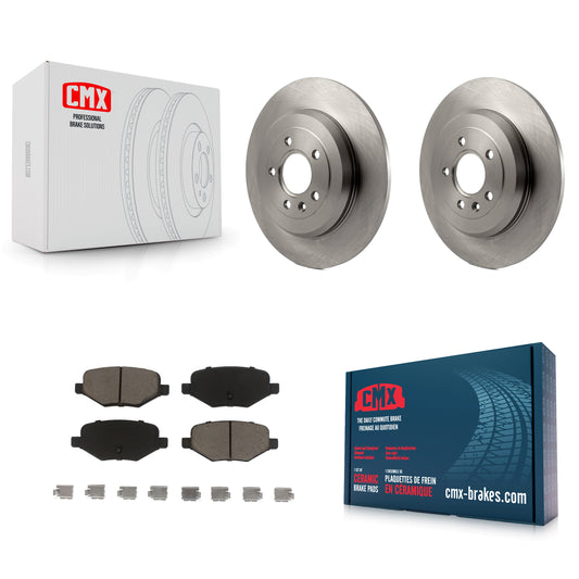 [Arrière] Kit de Disque et plaquette (céramique) de frein pour Ford Explorer Edge Taurus Flex Lincoln MKX MKS MKT K8C-102091