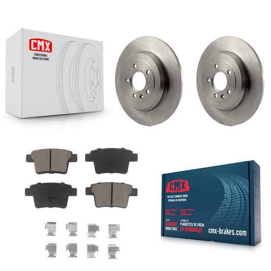 [Arrière] Kit de Disque et plaquette (céramique) de frein pour Ford Five Hundred Freestyle Taurus Mercury Montego X Sable K8C-102093