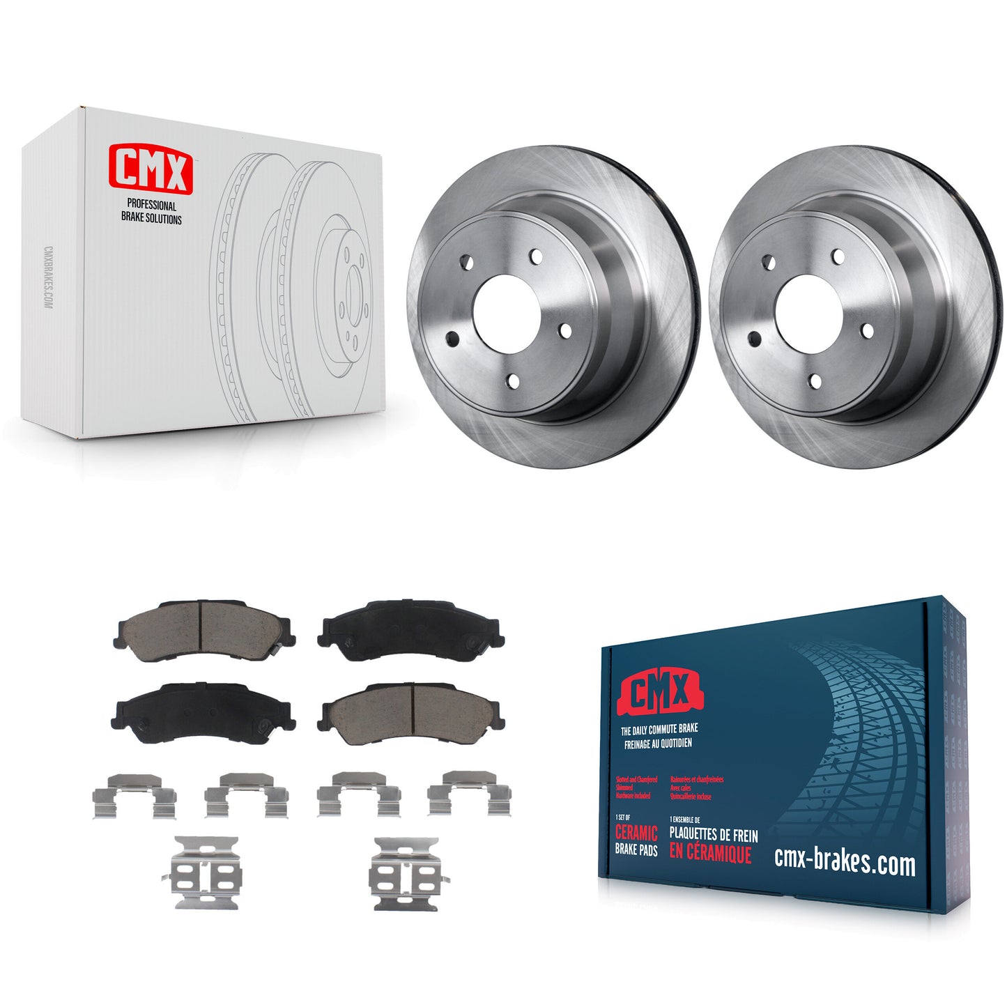 [Arrière] Kit de Disque et plaquette (céramique) de frein pour Chevrolet S10 Blazer GMC Sonoma Jimmy Oldsmobile Bravada Isuzu Hombre K8C-102109