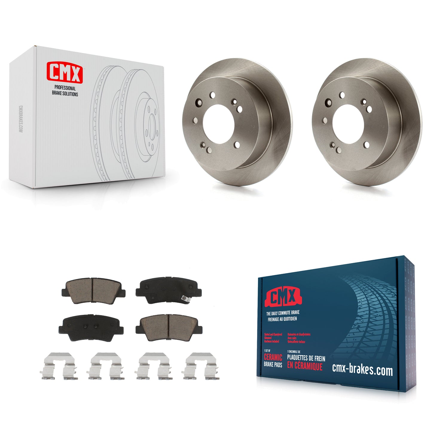 [Arrière] Kit de Disque et plaquette (céramique) de frein pour 2010 Hyundai Elantra Sedan From 03 23 10 K8C-102112