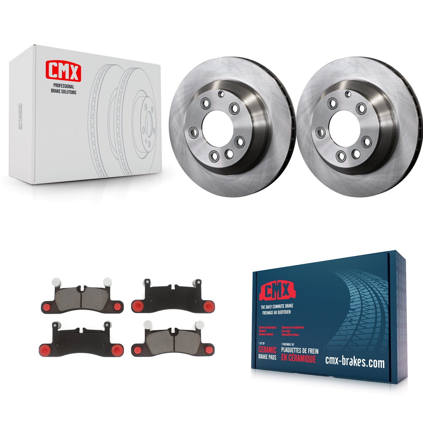 [Arrière] Kit de Disque et plaquette (céramique) de frein pour Porsche Cayenne Volkswagen Touareg K8C-102123