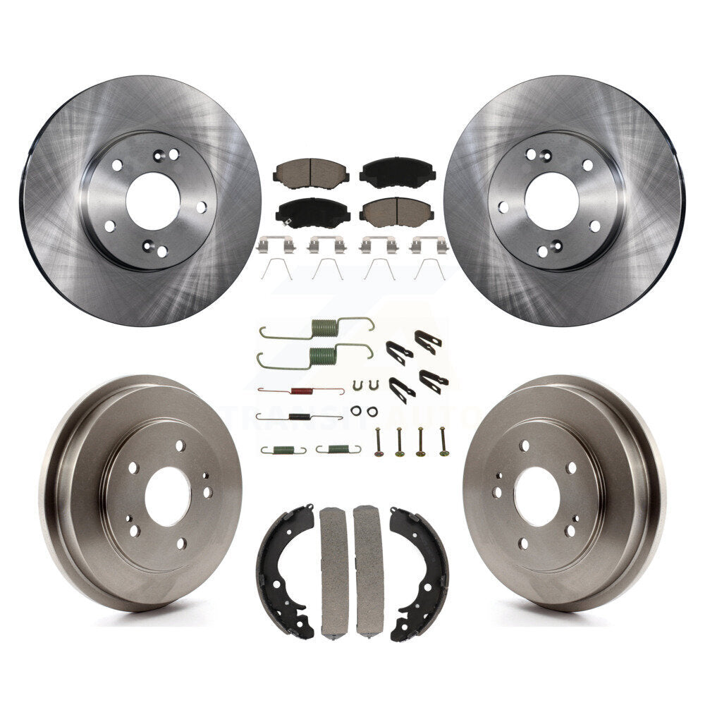 [Avant + Arrière] Kit de Disque et plaquette (céramique) de frein pour Honda Accord Fit K8C-102177
