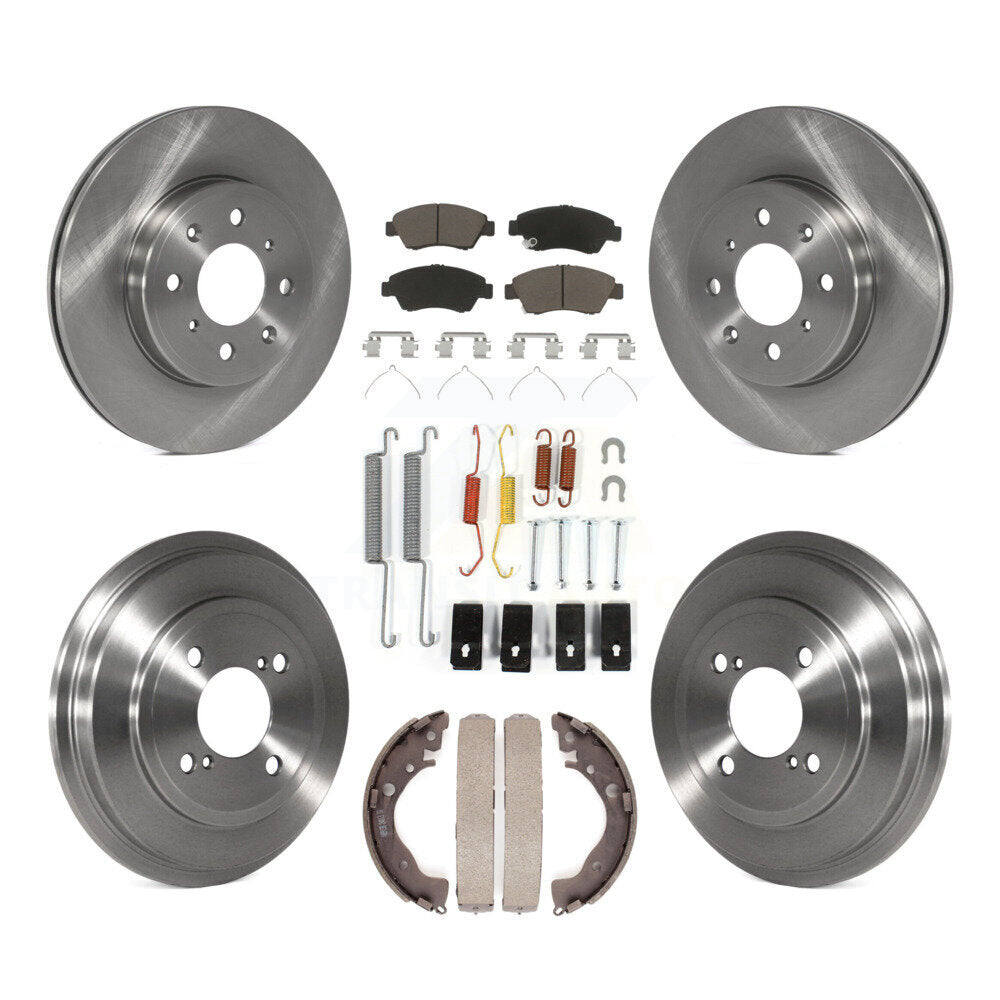 [Avant + Arrière] Kit de Disque et plaquette (céramique) de frein pour 2015-2020 Honda Fit K8C-102178