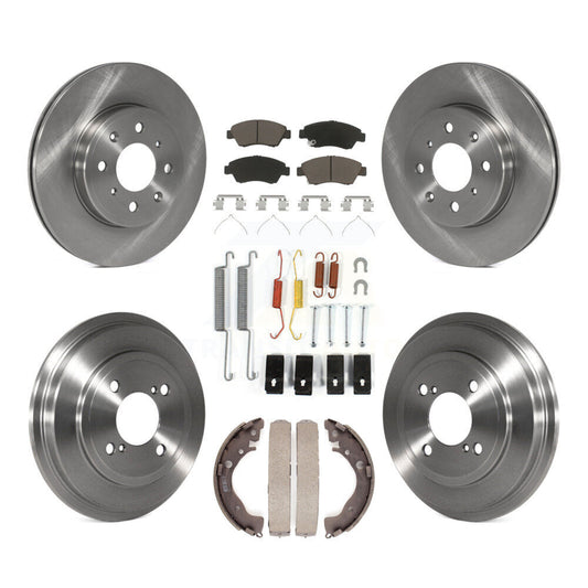 [Avant + Arrière] Kit de Disque et plaquette (céramique) de frein pour 2015-2020 Honda Fit K8C-102178