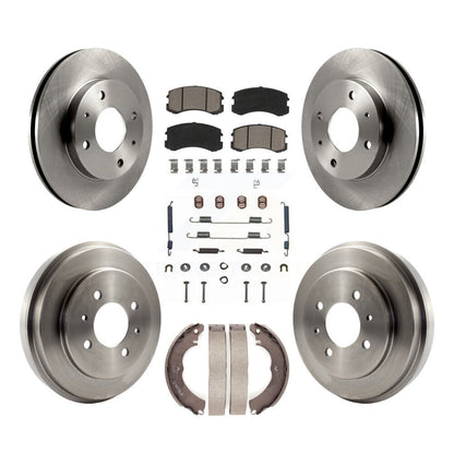 [Avant + Arrière] Kit de Disque et plaquette (céramique) de frein pour Mitsubishi Lancer K8C-102179