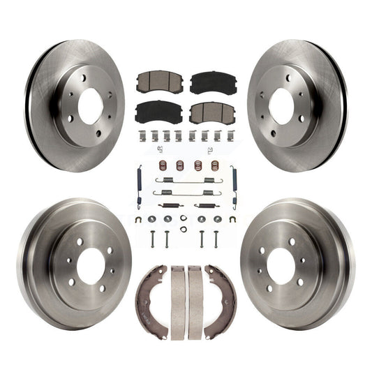 [Avant + Arrière] Kit de Disque et plaquette (céramique) de frein pour Mitsubishi Lancer K8C-102179