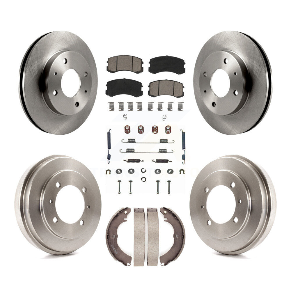 [Avant + Arrière] Kit de Disque et plaquette (céramique) de frein pour Mitsubishi Lancer K8C-102180