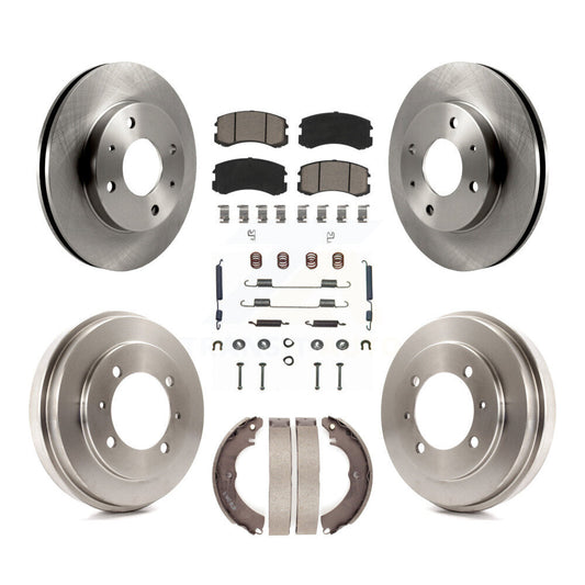 [Avant + Arrière] Kit de Disque et plaquette (céramique) de frein pour Mitsubishi Lancer K8C-102180
