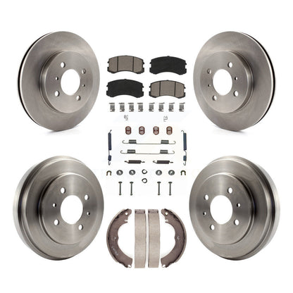 [Avant + Arrière] Kit de Disque et plaquette (céramique) de frein pour Mitsubishi Lancer K8C-102181