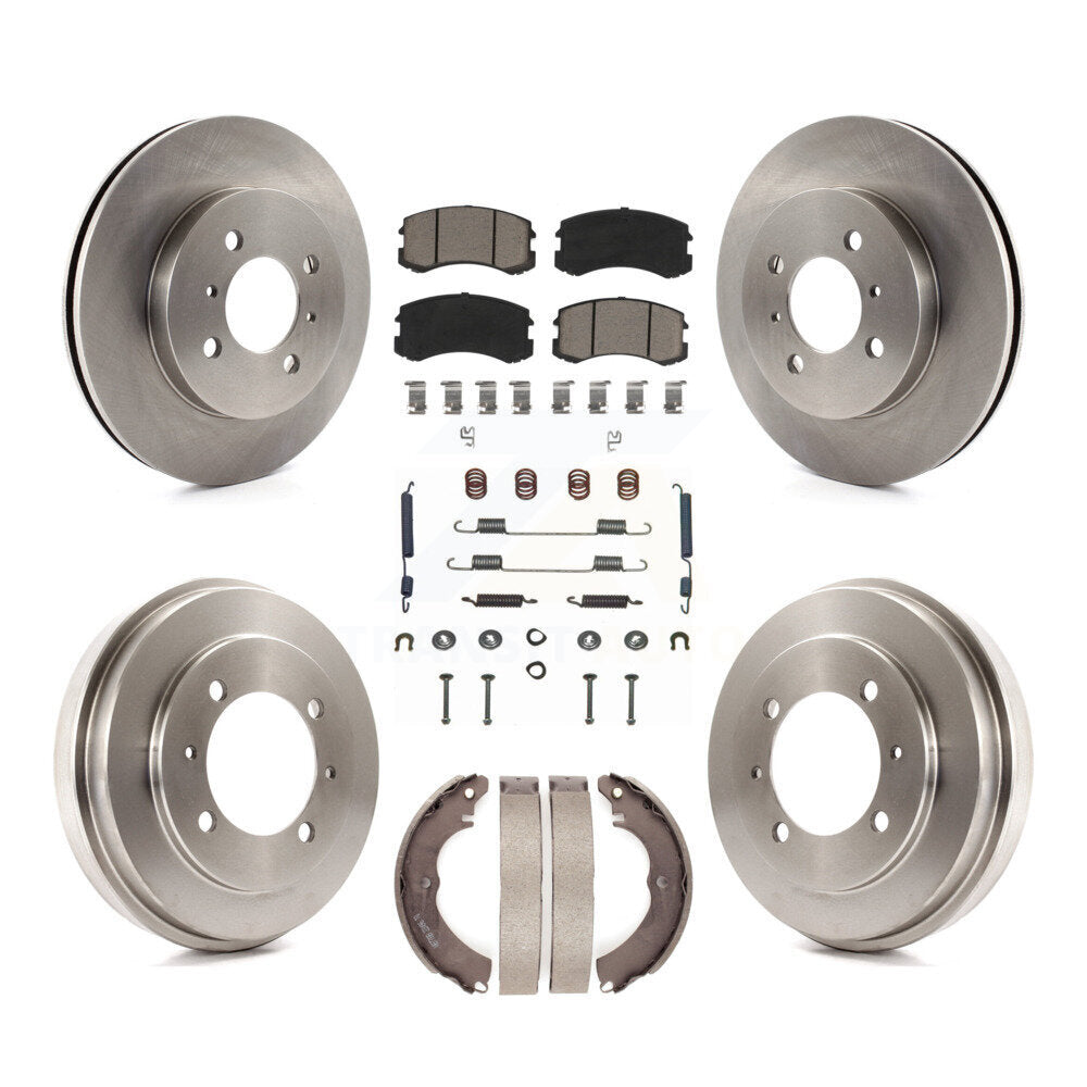 [Avant + Arrière] Kit de Disque et plaquette (céramique) de frein pour Mitsubishi Lancer ES K8C-102182