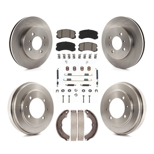 [Avant + Arrière] Kit de Disque et plaquette (céramique) de frein pour Mitsubishi Lancer ES K8C-102182