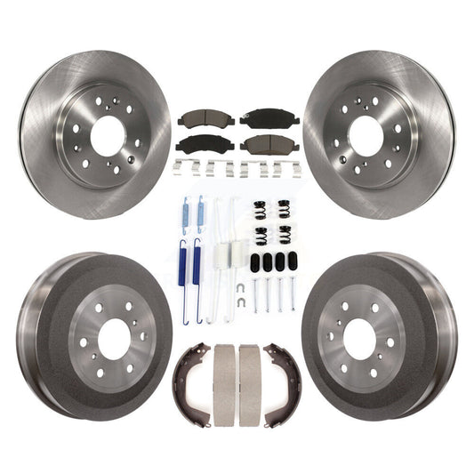 [Avant + Arrière] Kit de Disque et plaquette (céramique) de frein pour Chevrolet Silverado 1500 GMC Sierra K8C-102186