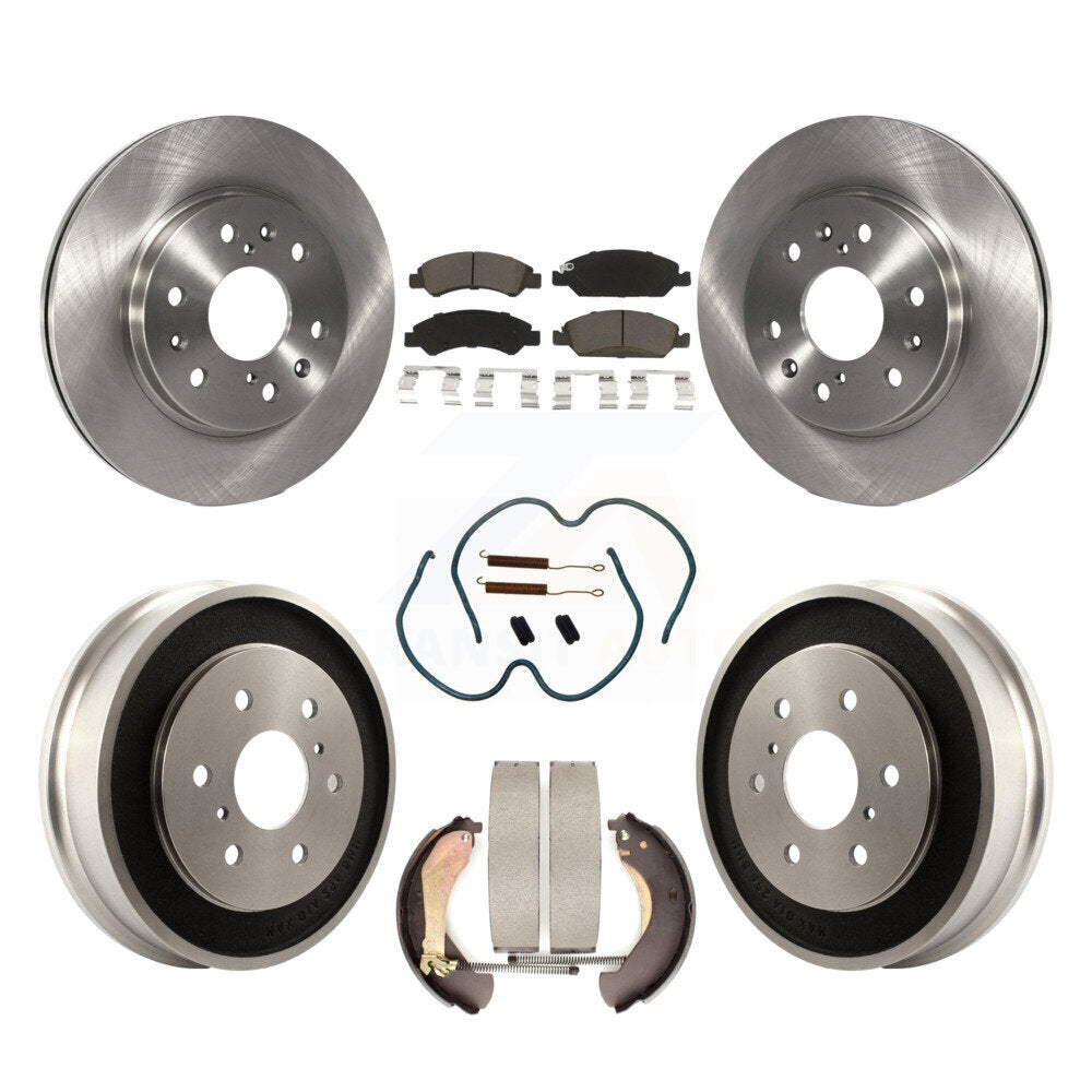 [Avant + Arrière] Kit de Disque et plaquette (céramique) de frein pour Chevrolet Silverado 1500 GMC Sierra Classic K8C-102188