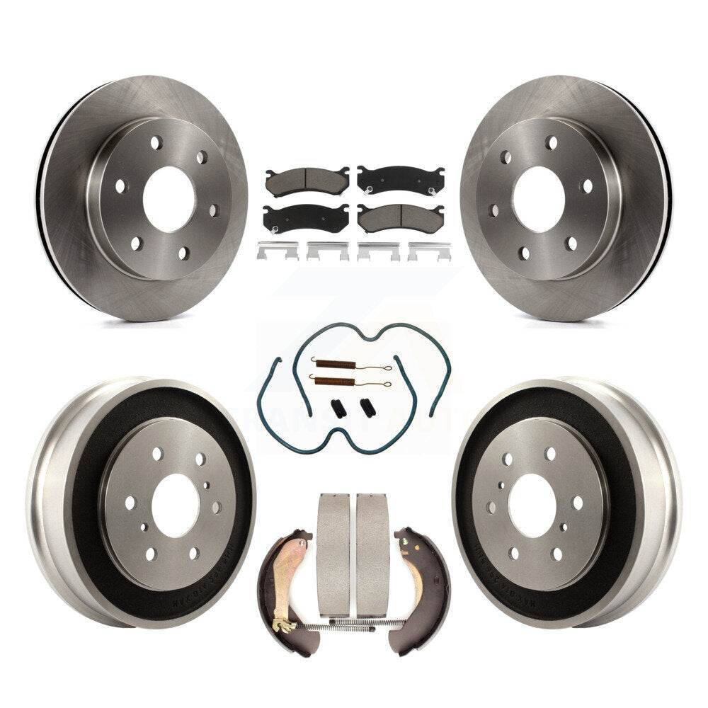 [Avant + Arrière] Kit de Disque et plaquette (céramique) de frein pour Chevrolet Silverado 1500 GMC Sierra Classic K8C-102189