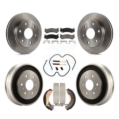 [Avant + Arrière] Kit de Disque et plaquette (céramique) de frein pour Chevrolet Silverado 1500 GMC Sierra Classic K8C-102189