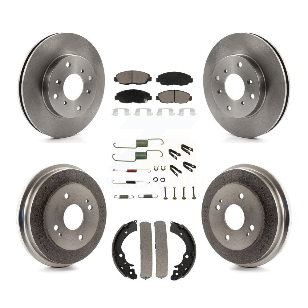 [Avant + Arrière] Kit de Disque et plaquette (céramique) de frein pour Honda Accord K8C-102192