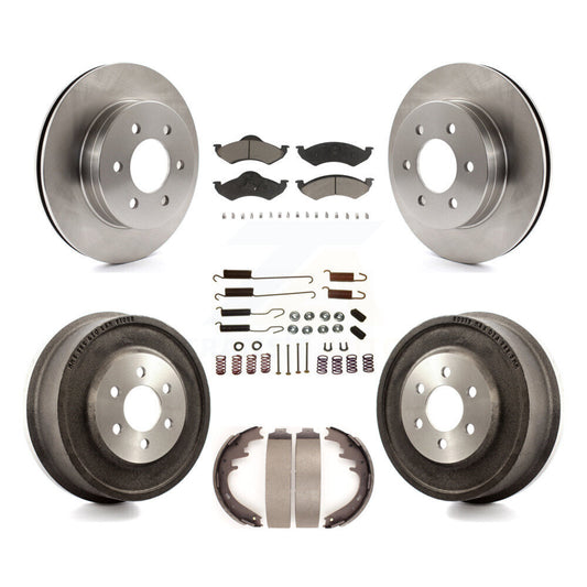 [Avant + Arrière] Kit de Disque et plaquette (céramique) de frein pour 2000-2002 Dodge Dakota Durango K8C-102196