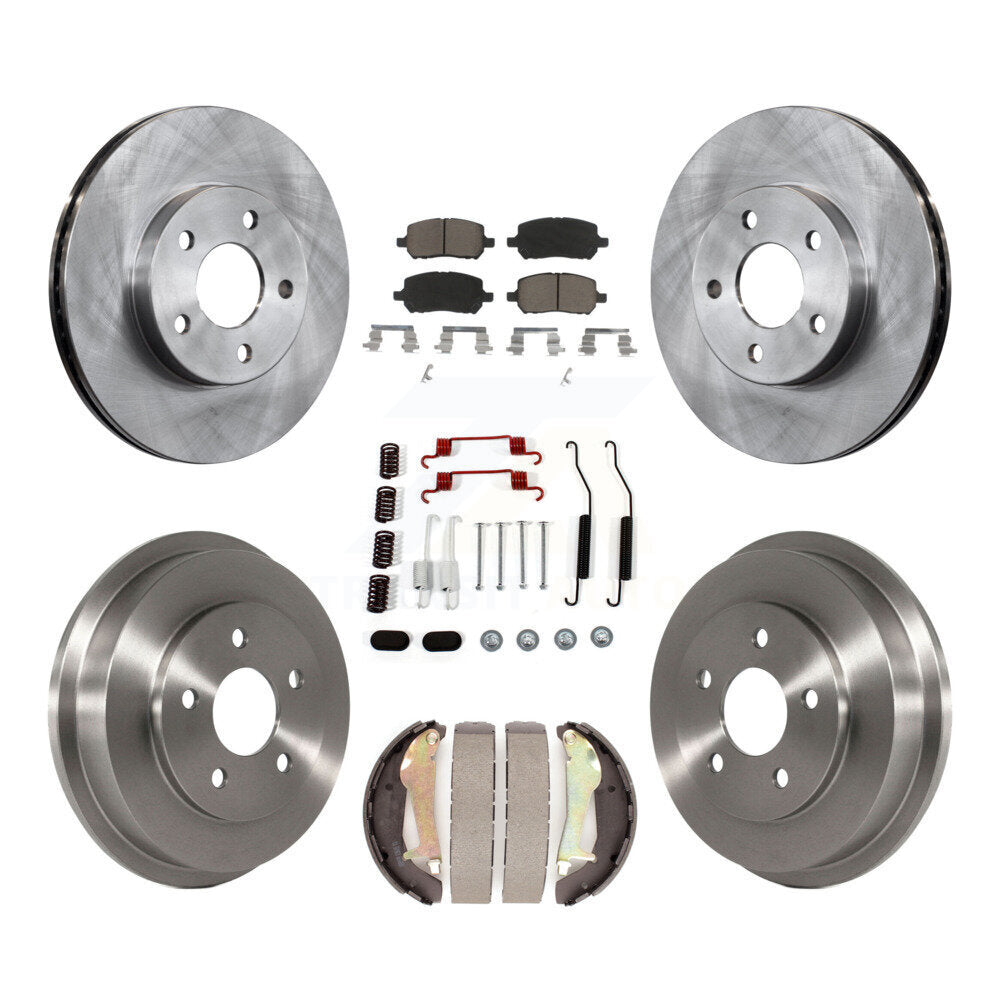 [Avant + Arrière] Kit de Disque et plaquette (céramique) de frein pour Chevrolet Cobalt avec 5 Lug Wheels K8C-102197