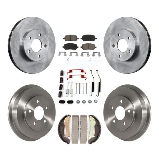 [Avant + Arrière] Kit de Disque et plaquette (céramique) de frein pour Chevrolet Cobalt avec 5 Lug Wheels K8C-102197