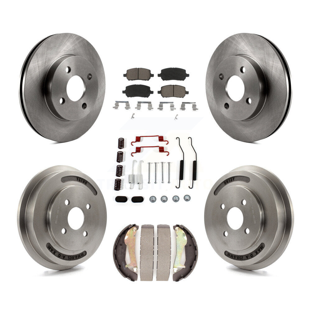[Avant + Arrière] Kit de Disque et plaquette (céramique) de frein pour Chevrolet Cobalt avec 4 Lug Wheels K8C-102198