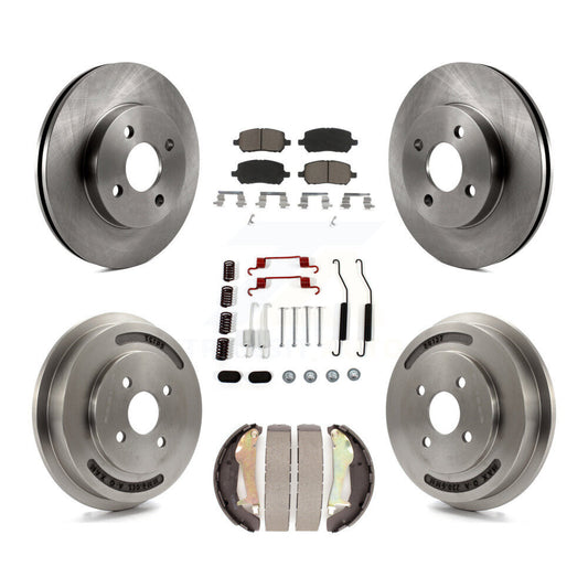 [Avant + Arrière] Kit de Disque et plaquette (céramique) de frein pour Chevrolet Cobalt avec 4 Lug Wheels K8C-102198