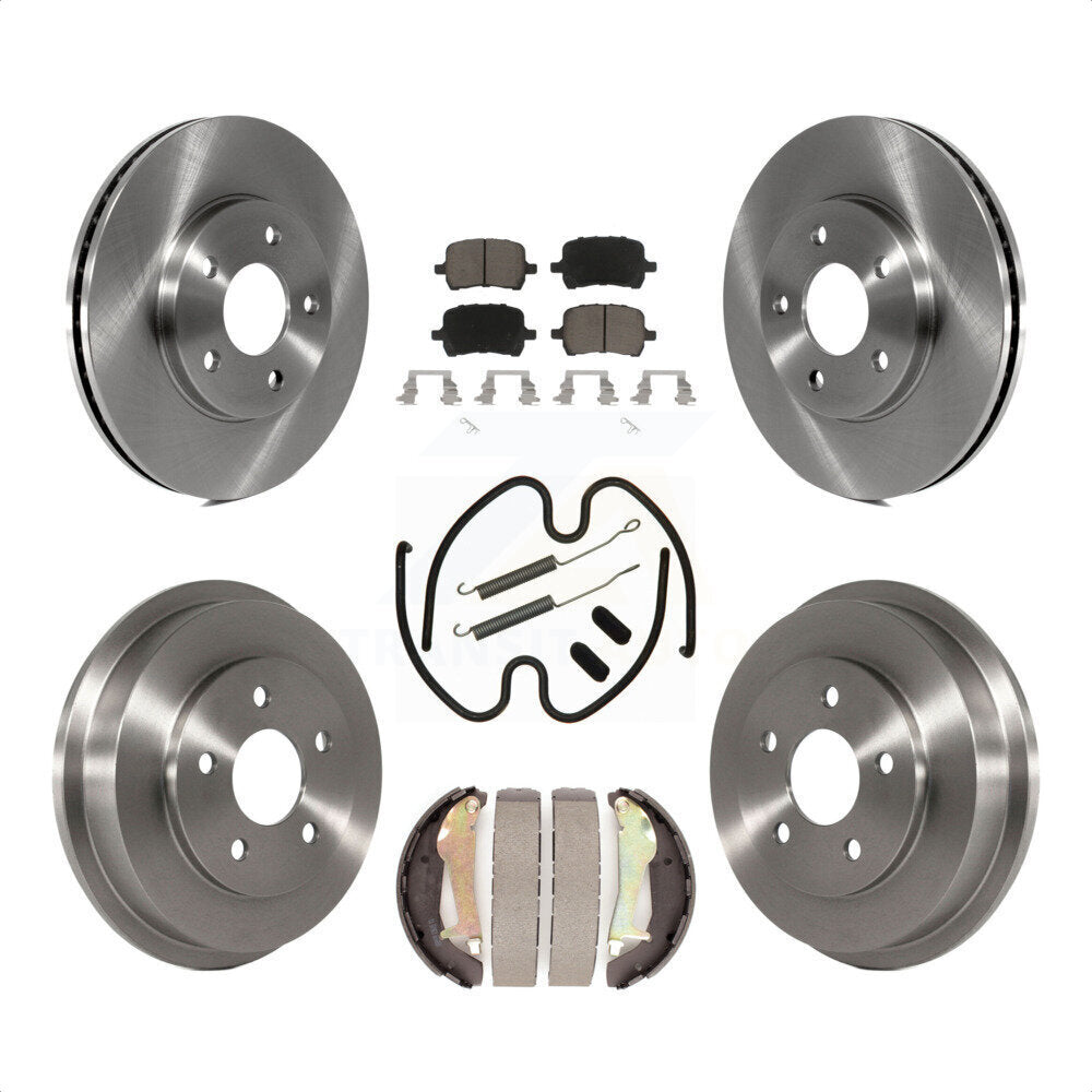[Avant + Arrière] Kit de Disque et plaquette (céramique) de frein pour 2009 Chevrolet HHR LT Panel LS K8C-102200 par Transit Auto