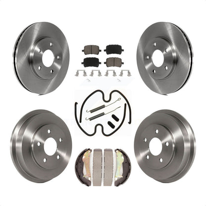 [Avant + Arrière] Kit de Disque et plaquette (céramique) de frein pour 2009 Chevrolet HHR LT Panel LS K8C-102200 par Transit Auto