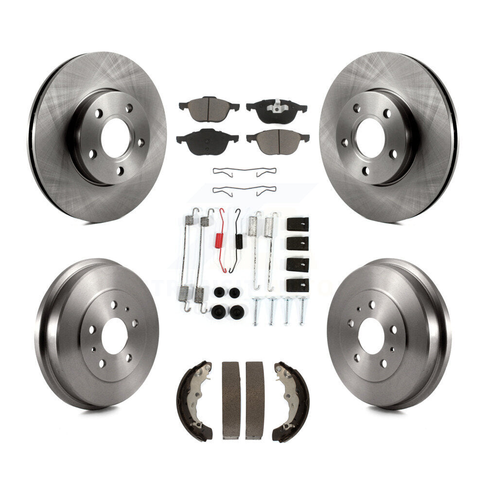 [Avant + Arrière] Kit de Disque et plaquette (céramique) de frein pour Ford Focus FMSI=1004 K8C-102202